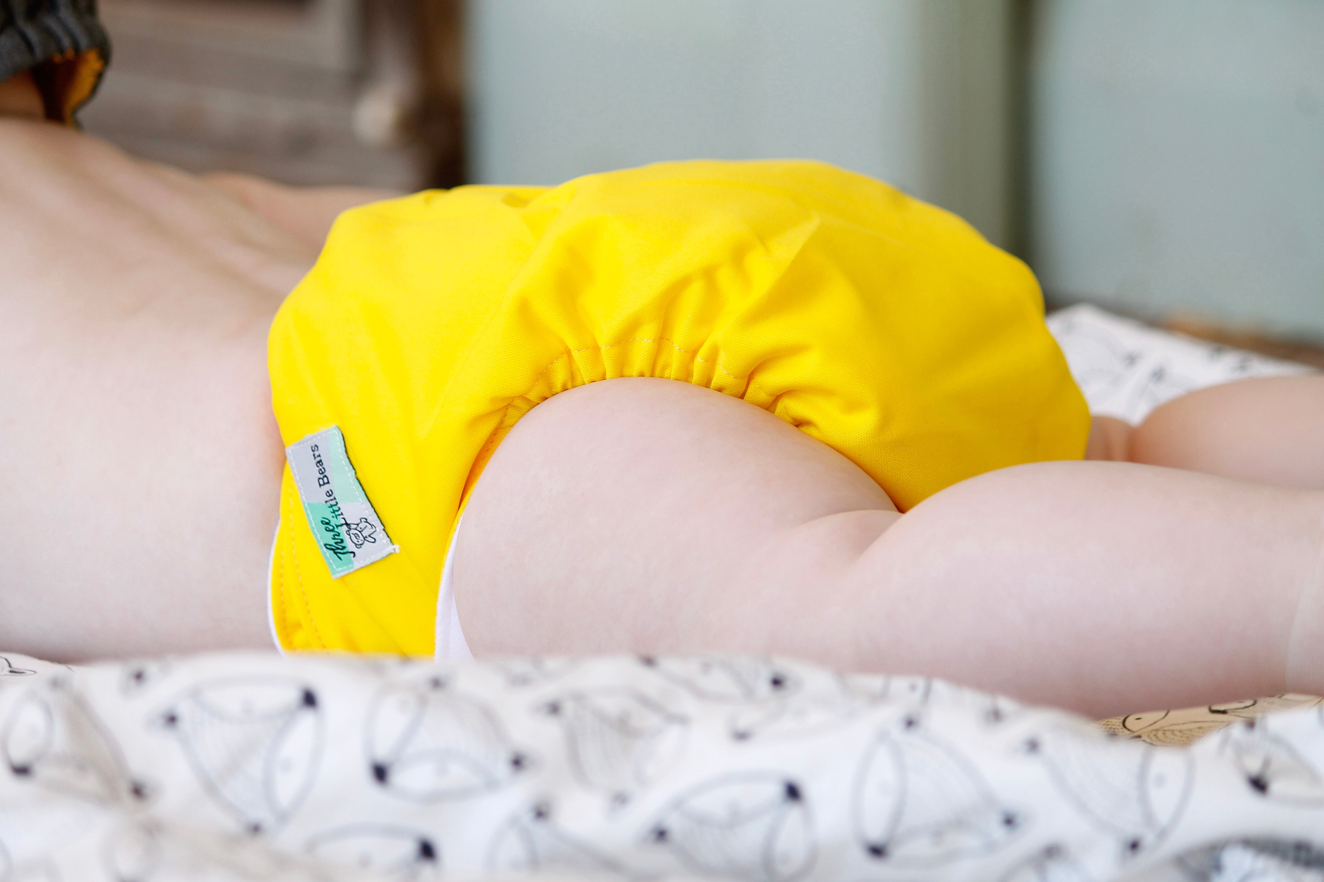 Modern Cloth Nappy- Butter Yellow